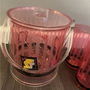 Nostalgia FAO Schwarz Barbie Ice Bucket Set